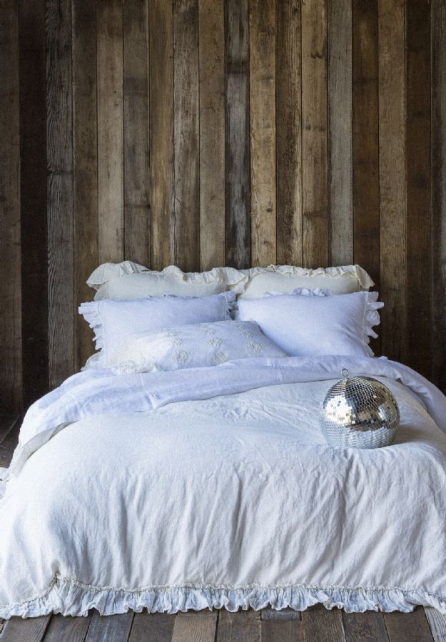 Linen Whisper Ruffled Bella Notte Linens Bedding by Bella Notte Linens