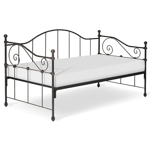 Flower & Scroll Iron Daybed by Corsican