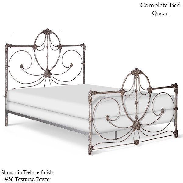 Standard Bed w/ Scrolls by Corsican