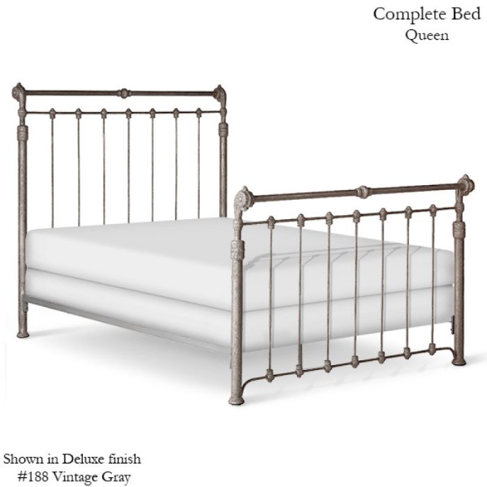 Standard Arch Bed w/ Forged Iron Details by Corsican