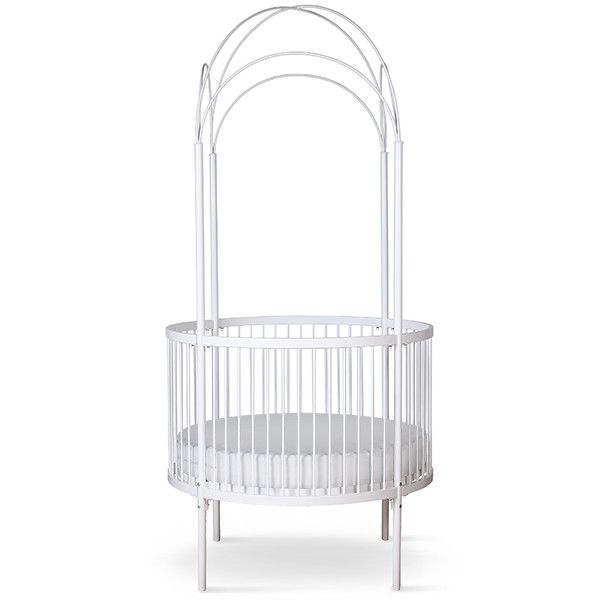 Modern Round Canopy Crib by Corsican