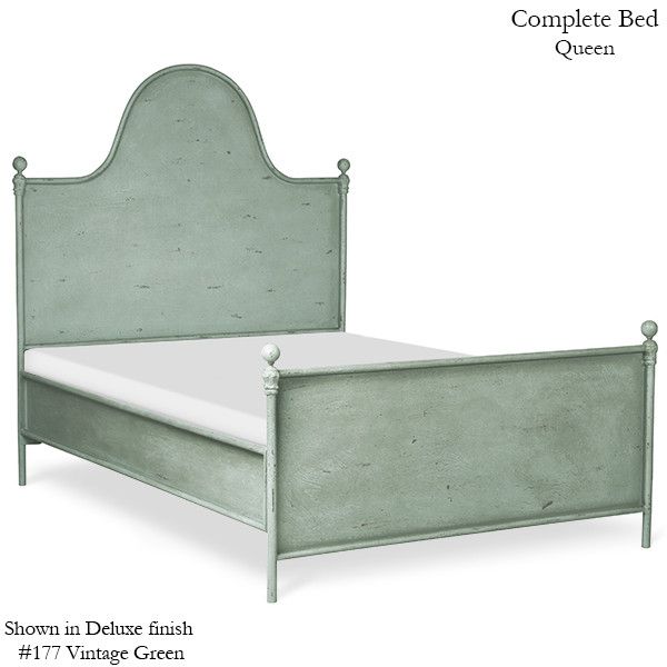 Standard Camel Hump Metal Panel Bed by Corsican