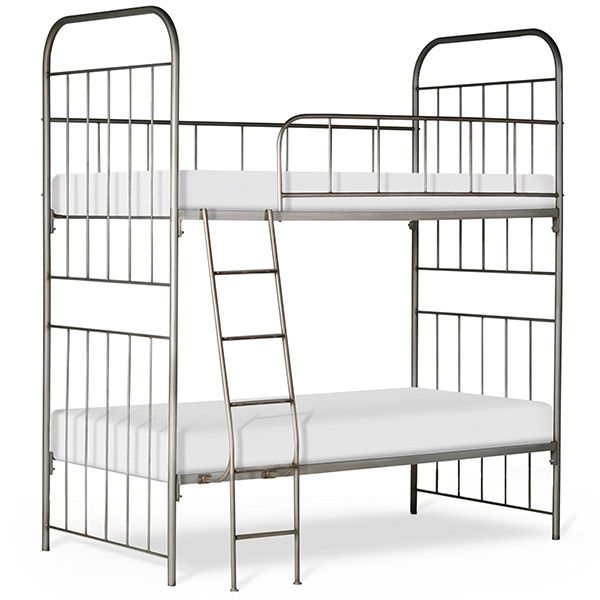 Modern Iron Bunk Bed by Corsican