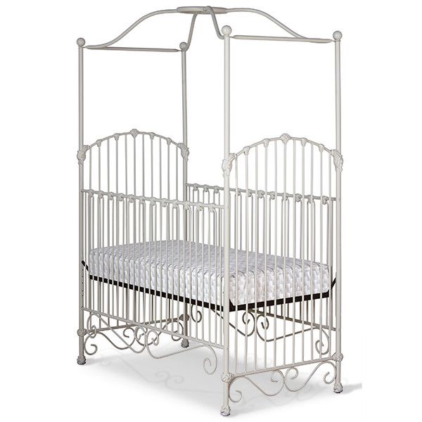 Arched Side Canopy Iron Crib by Corsican