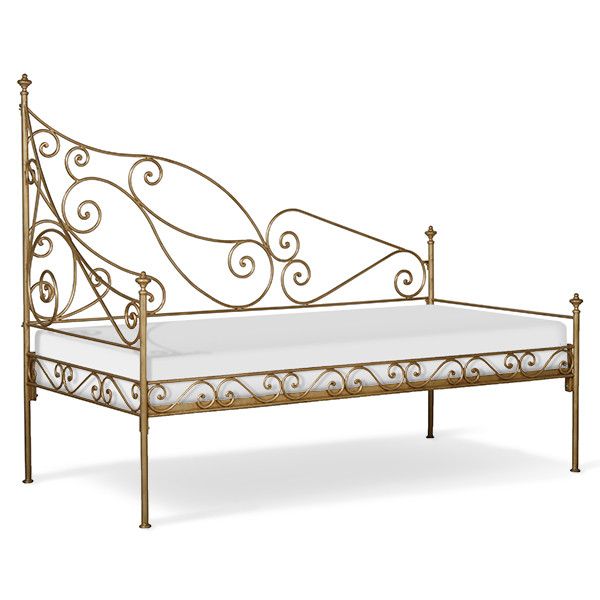 Ornate Iron Scroll Daybed by Corsican