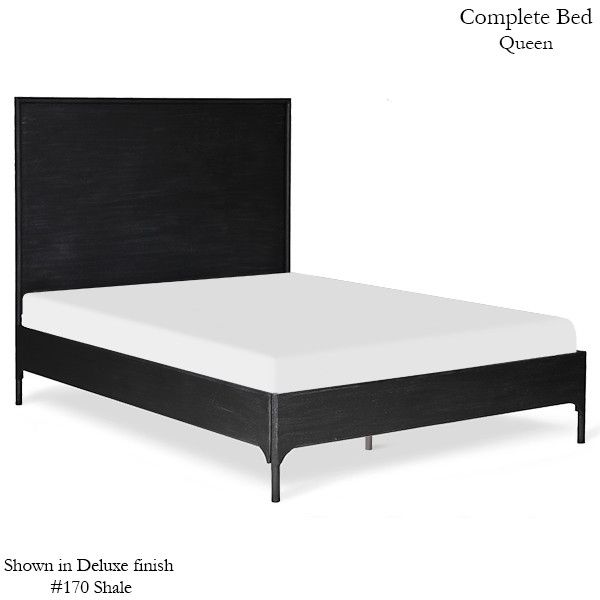 Modern Standard Panel Bed by Corsican