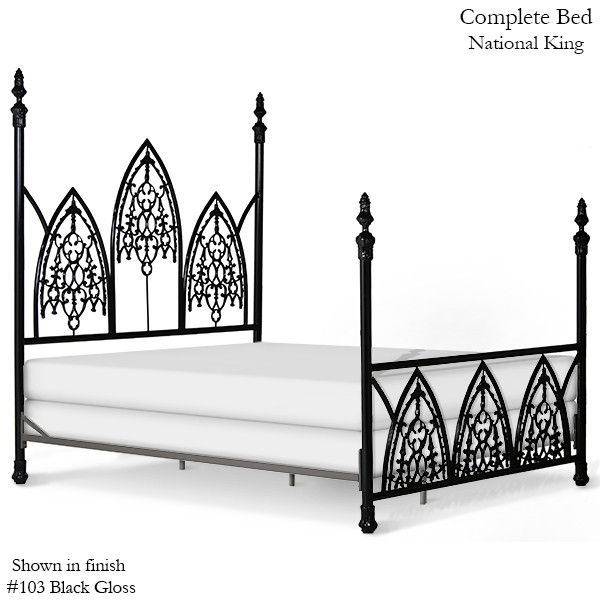 Gothic Four Post Bed by Corsican