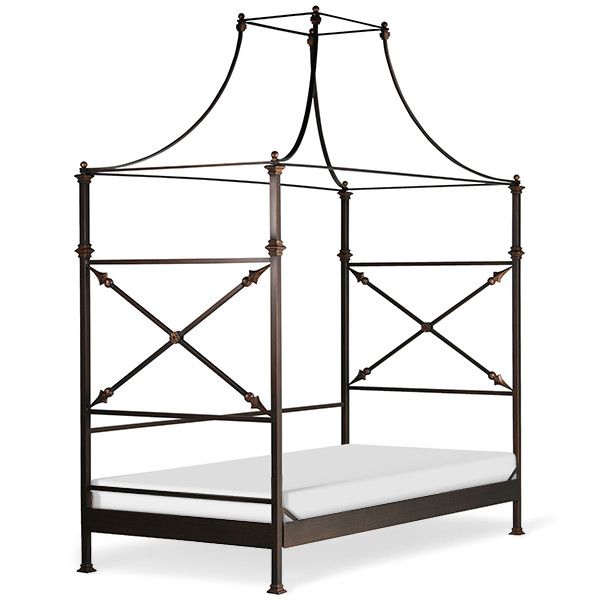 Double Canopy Iron Daybed by Corsican