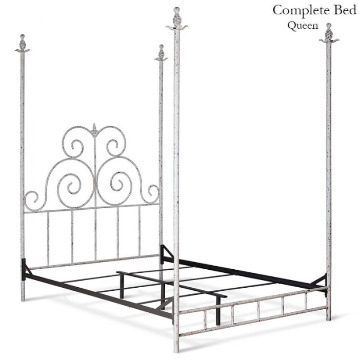 Forged Iron Curl Bed by Corsican