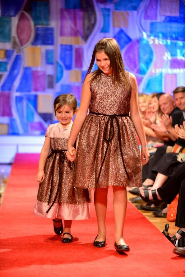 Cap Sleeve Sequins and Taffeta Dress in Copper by Isabel Garreton