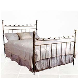 Birds Iron Bed by Corsican