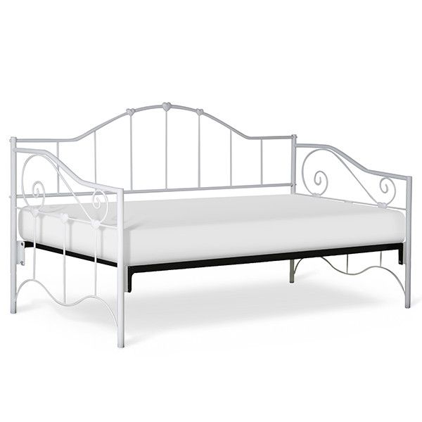 Hearts & Scrolls Iron Daybed by Corsican