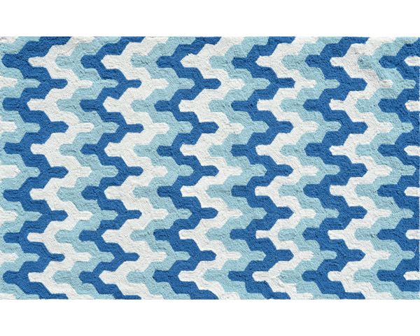 Surge Rug in Blue by Rug Market