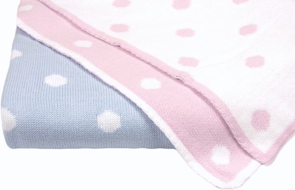 Polka Dot Baby Blanket by ASI