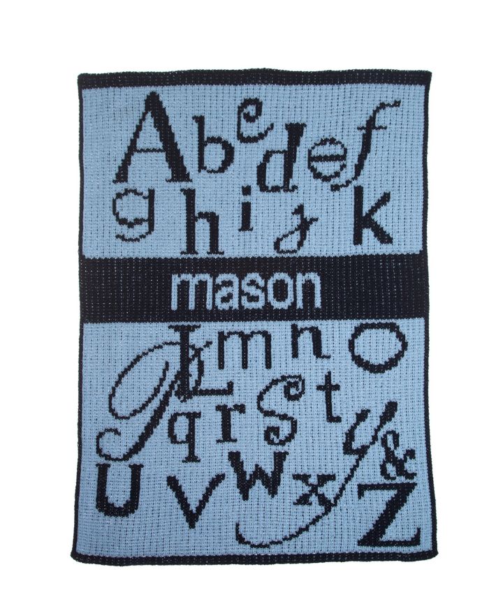 ABC's and Name Blanket by Butterscotch Blankees