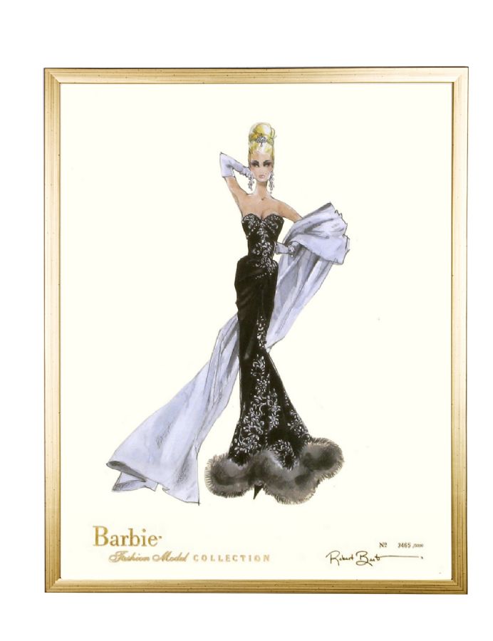Limited Edition Fashion Model Barbie- Stolen Magic in Gold by AFK Art For Kids