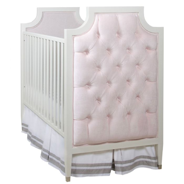 Gramercy Tufted Upholstered Crib by AFK Art For Kids