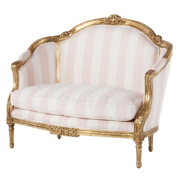 Camilla Chair with Antiqued Gold Finish by AFK Art For Kids