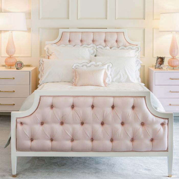 Gramercy Bed Upholstered Tufted by AFK Art For Kids