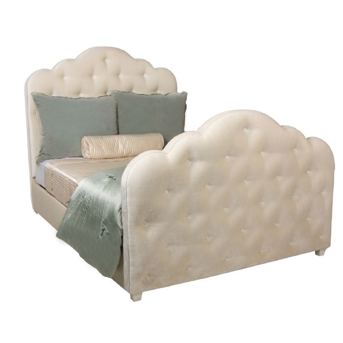 Sienna Bed Tufted Upholstered by AFK Art For Kids