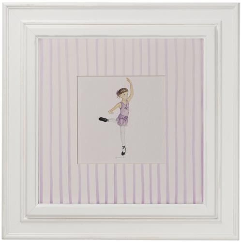 Ballerina Framed Print by AFK Art For Kids