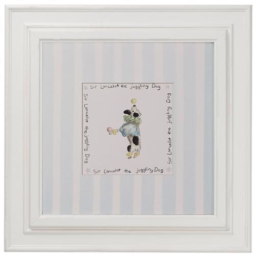 Circus Collection in Pastel- Juggling Dog Print by AFK Art For Kids