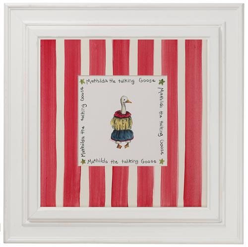 Circus Collection in Primary- Matilda Goose Print by AFK Art For Kids