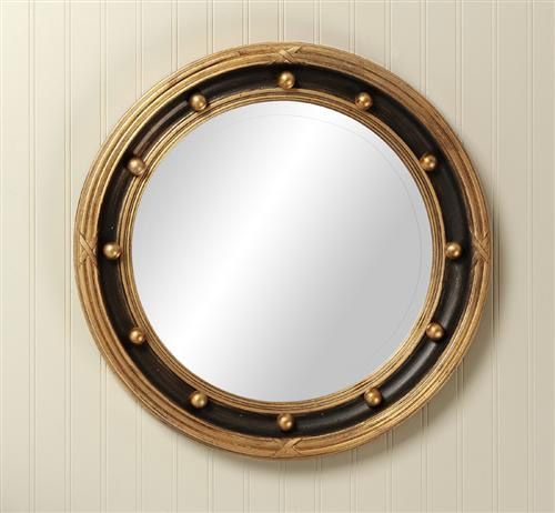 Federal Mirror in Black with Gold Gilding by AFK Art For Kids
