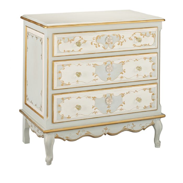 French Chest in Verona Blue by AFK Art For Kids