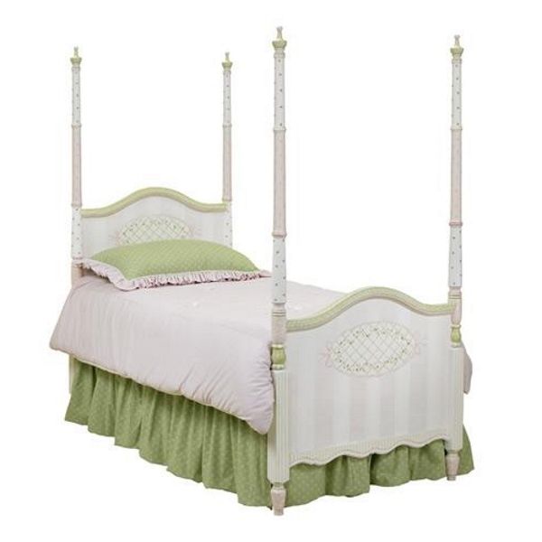 Kristina Bed in Serendipity II in Snow by AFK Art For Kids