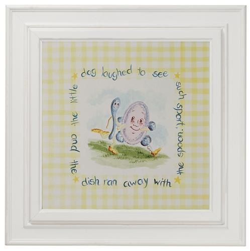 Nursery Rhymes Collection- Dish and the Spoon Print by AFK Art For Kids
