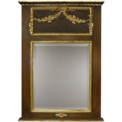 Trumeau Mirror in Chateau with Gold Gilding by AFK Art For Kids