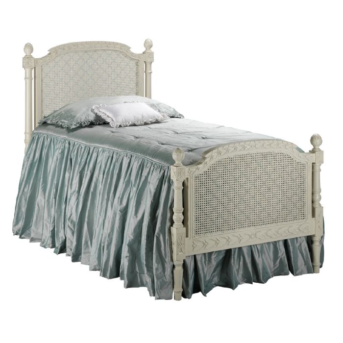 Josephine Bed in Linen with Lattice by AFK Art For Kids
