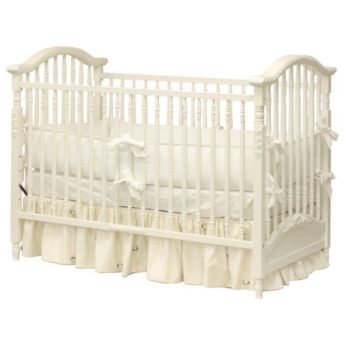 Madison Crib in Antico White by AFK Art For Kids