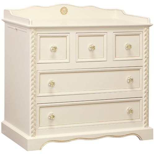 Vintage Changer Mouldings Antico White and Gold Trim by AFK Art For Kids
