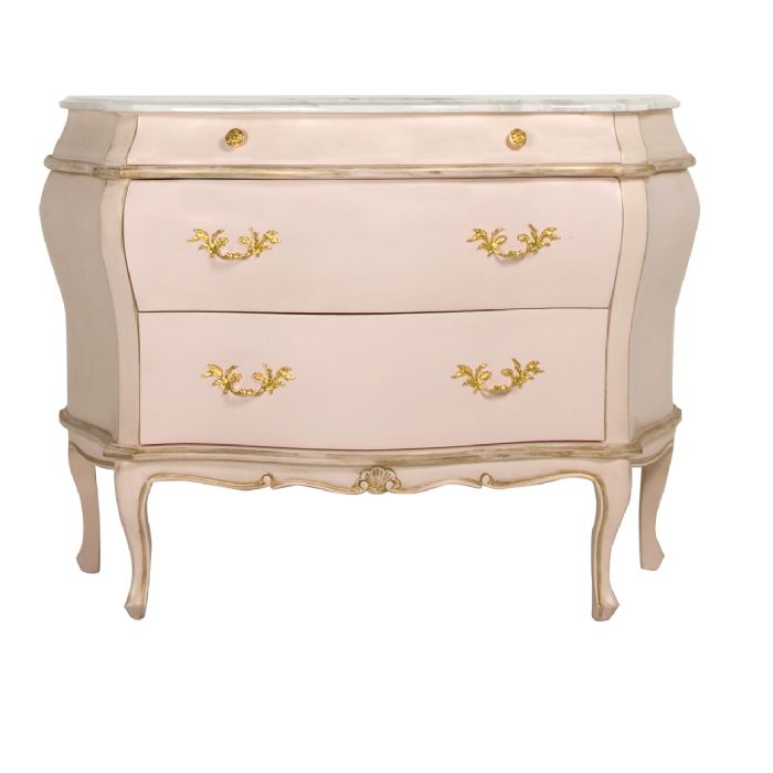 Vivienne Bombe Chest in Versailles Pink by AFK Art For Kids