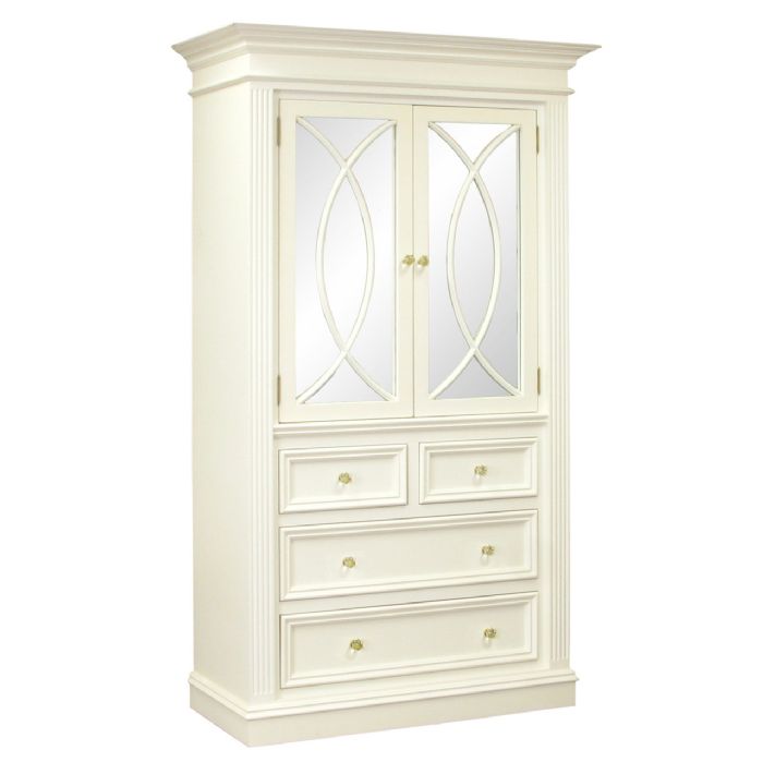 Wilshire Armoire in Antico White by AFK Art For Kids