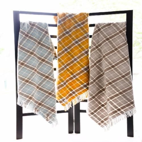 Plaid Pattern Throw by ASI