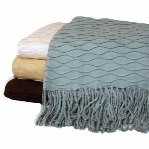 Wave Solid with Fringe Blanket by ASI