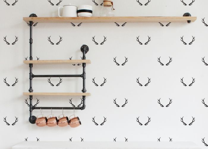 Antlers Wall Decals by Wall Decals