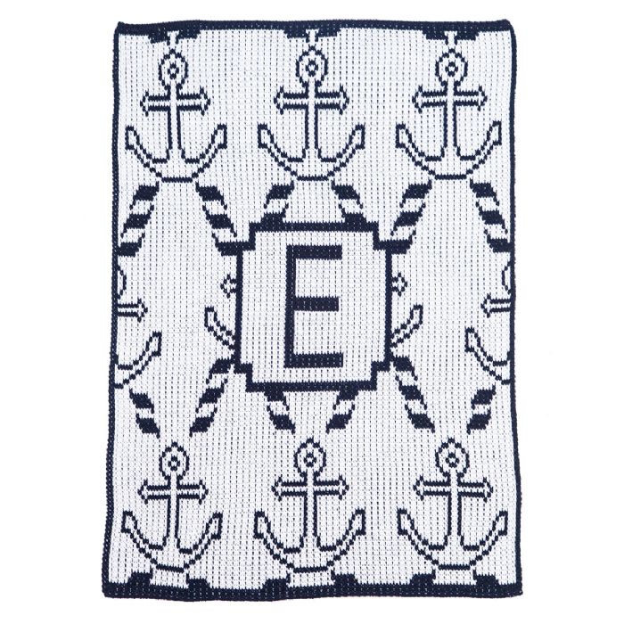 Anchors & Rope Blanket by Butterscotch Blankees