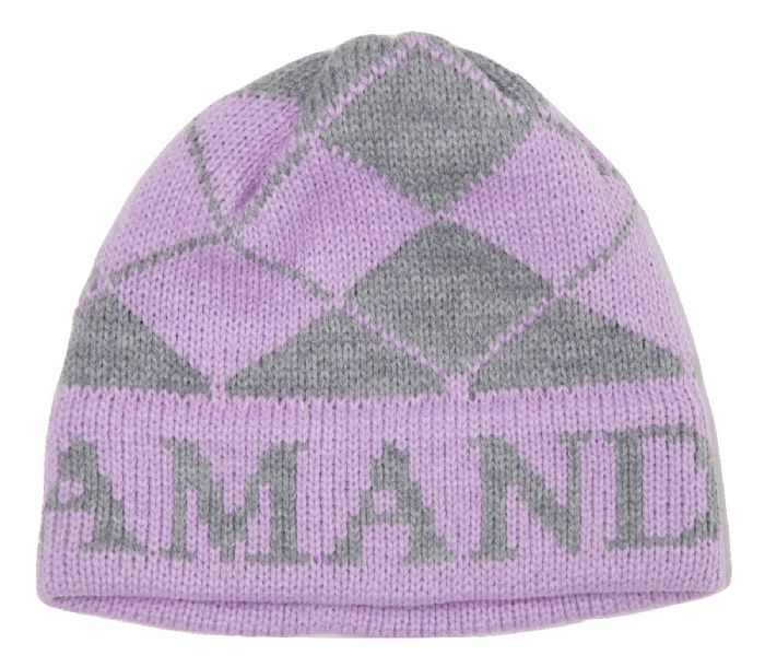 Argyle & Name Hat by Butterscotch Blankees