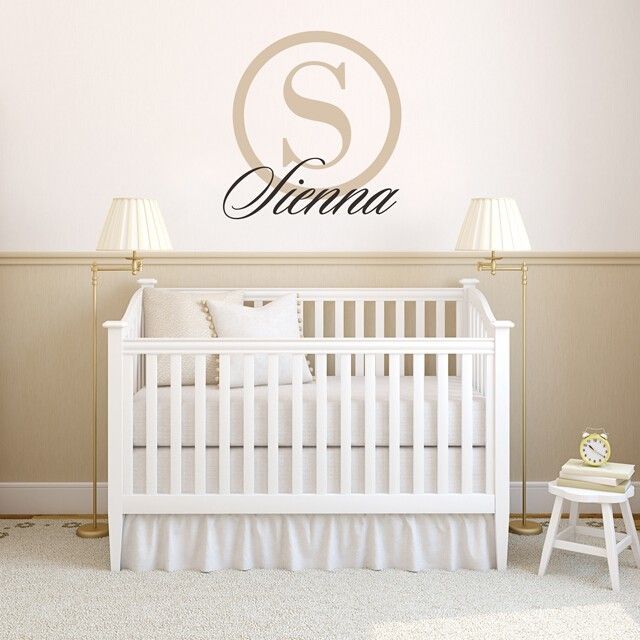 Baby Name Wall Decals by Wall Decals