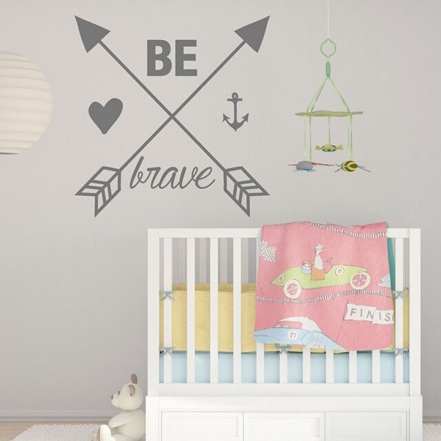 Be Brave Wall Decals by Wall Decals