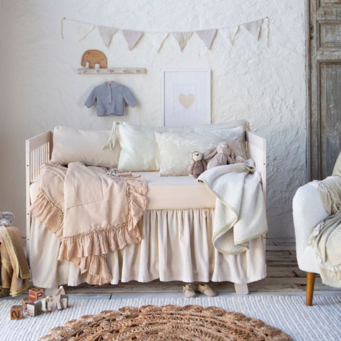 Petit Bella Henry's Room Baby Bedding in Neutrals by Bella Notte Linens