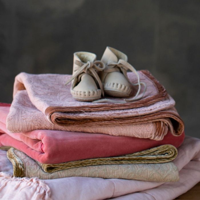 Petit Bella Baby Blankets in Warm Tones by Bella Notte Linens