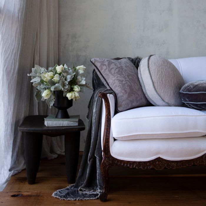 Lifestyle Pillows & Throws in Mineral, Sterling and Fog Bella Notte Linens by Bella Notte Linens