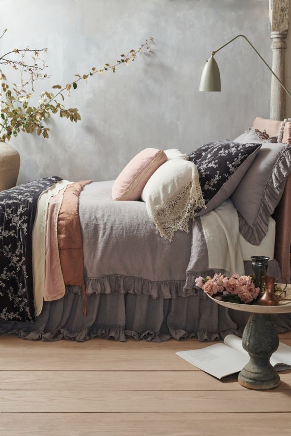 Linen Whisper and Lynette in Moonlight, Parchment and Pearl Bella Notte Linens Bedding by Bella Notte Linens