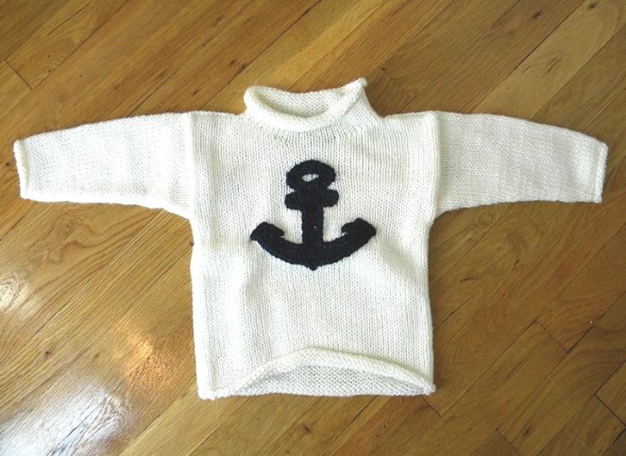 Nautical Anchor Sweater by Bibi's Custom Made