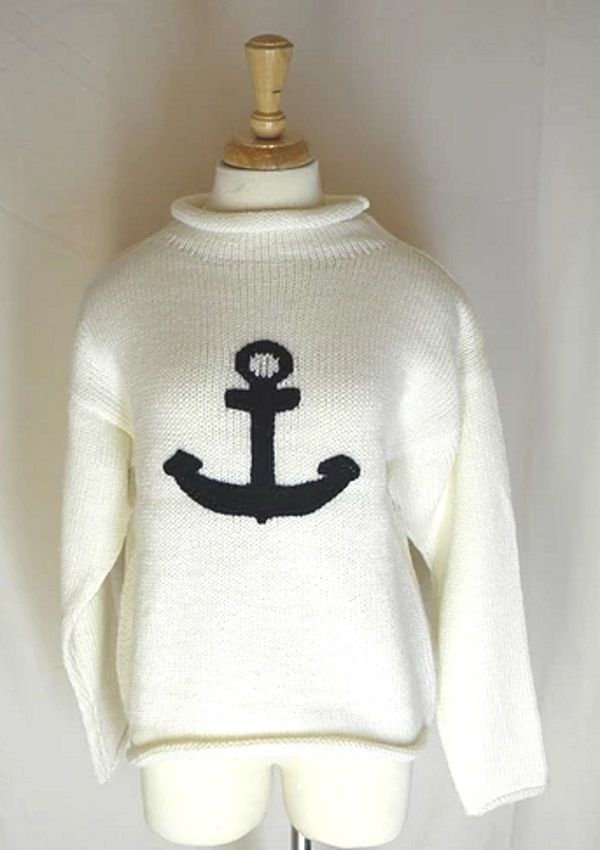 Nautical Anchor Sweater - Adult by Bibi's Custom Made